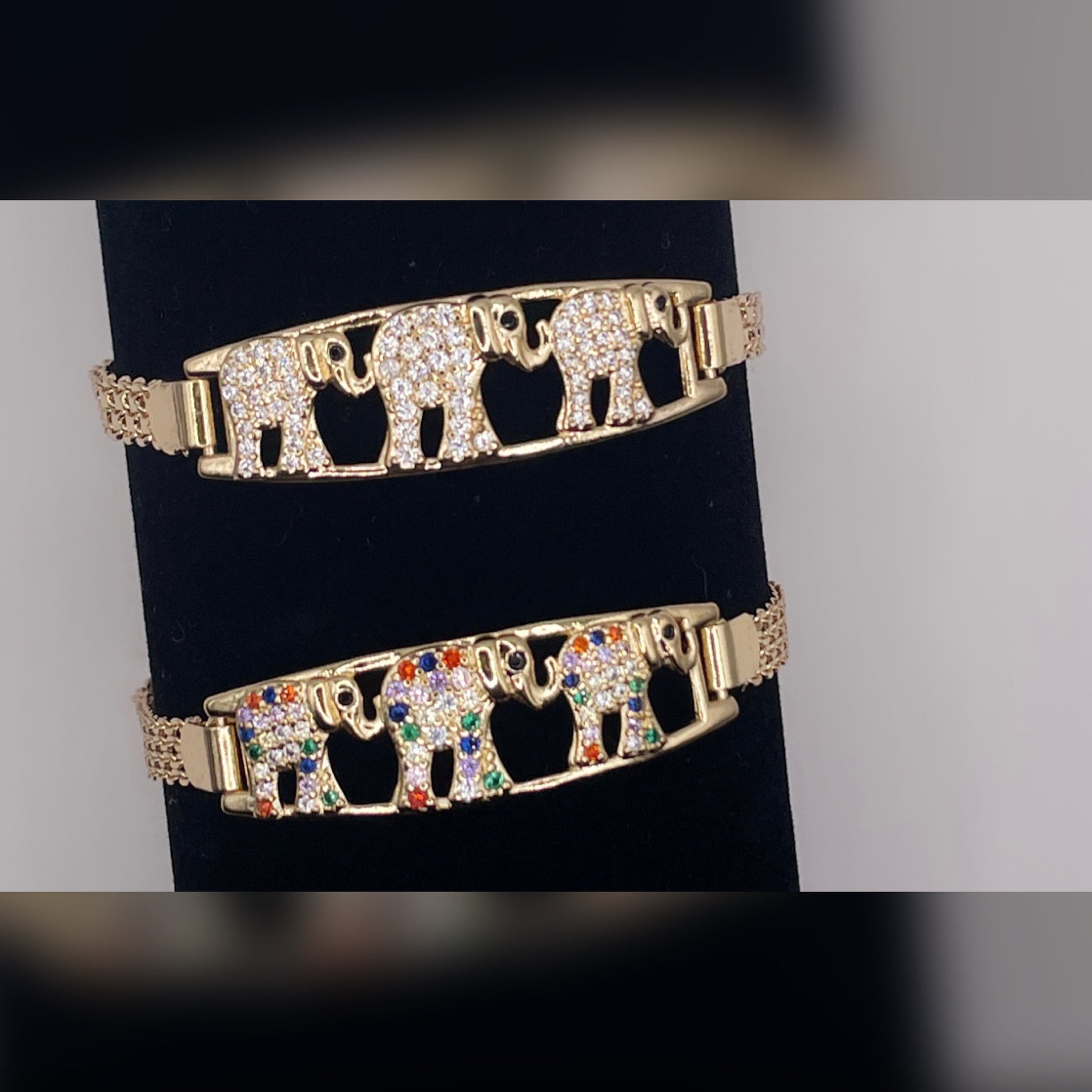 Elephant Bracelets (Gold Plated) – Side Pieces Boutique LLC